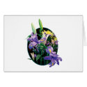 Bouquet with Japanese Irises card