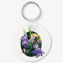 Bouquet with Japanese Irises keychain