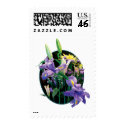 Bouquet with Japanese Irises stamp