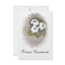 Bouquet with Jars Custom Invitation