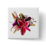 Bouquet With Stargazer Lilies Button
