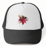 Bouquet With Stargazer Lilies Mesh Hat