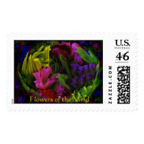 Bouquets and Dreams, Flowers of the Mind postage by sukimerk Bouquets and Dreams, Flowers of the Mind postage