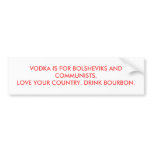 BOURBON LOVE BUMPER STICKER.