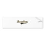Bourbon Missouri Classic Design Bumper Sticker