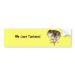Bourbon Red Turkey Poult Bumper Stickers