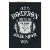 Bourbon St. Bead Show Cards