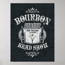 Bourbon St. Bead Show Poster