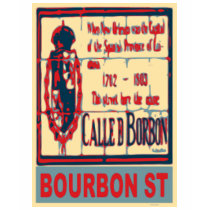Bourbon St New Orleans t-shirts