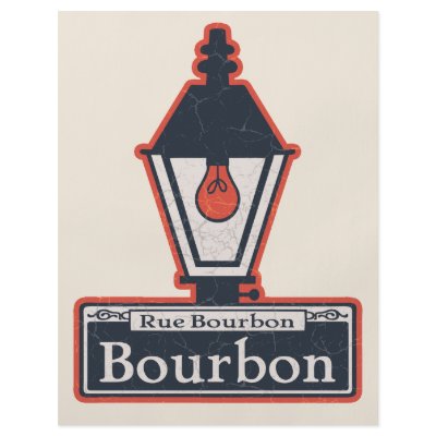 Bourbon St. Sign Flyer by kbilltv