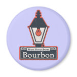 Bourbon St. Sign Fridge Magnets