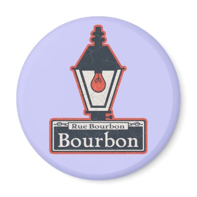 Bourbon St. Sign Fridge Magnets by kbilltv