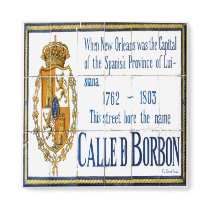 Bourbon St. Tiles magnets by figstreetstudio Bourbon St. Tiles magnets