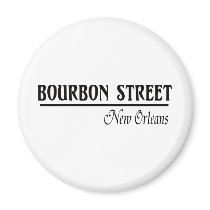 Bourbon Street New Orleans Refrigerator Magnets