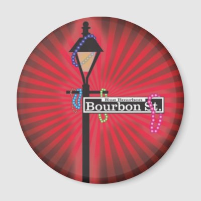 bourbon street sign. Bourbon Street Sign Magnets by calmesjill. A Celebration of Mari Gras