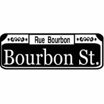 Bourbon Street Sign photo sculptures