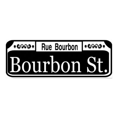bourbon street sign. Bourbon Street Sign Posters by