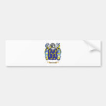 Bourdon Coat of Arms (Family Crest) Bumper Sticker