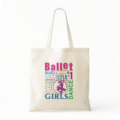 Bourne Ballet Tote Bags by truetomboy
