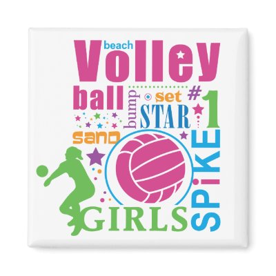 Bourne Beach Volleyball Magnet by truetomboy