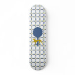 Bourne Mfg. logo pattern skateboard