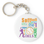 Bourne Softball Key Chains