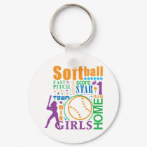 Bourne Softball keychains by truetomboy Bourne Softball keychains