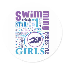 Bourne Swimming Stickers