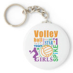 Bourne Volleyball Keychains