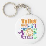 Bourne Volleyball Keychains
