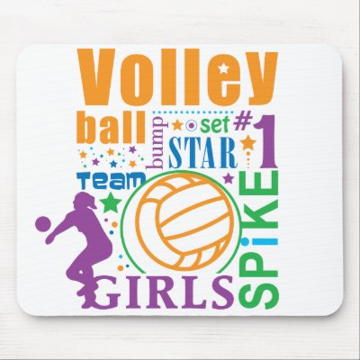 Bourne Volleyball Mouse Pad by truetomboy