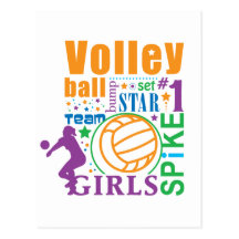 Bourne Volleyball Postcard