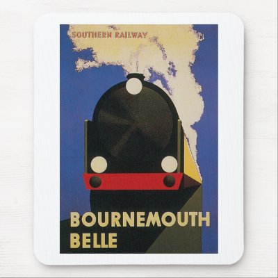 Bournemouth Belle Mousepad by VictoriaShaylee