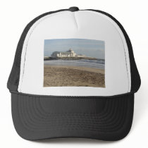 Bournemouth pier in winter hats