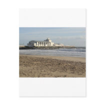Bournemouth pier in winter postcard