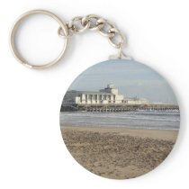 Bourneuth pier in winter keychains