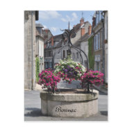 Boussac, Creuse, France postcard postcard