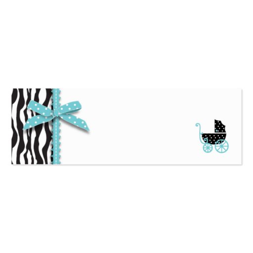 Boutique Chic Boy Skinny Gift Tag Business Card (front side)
