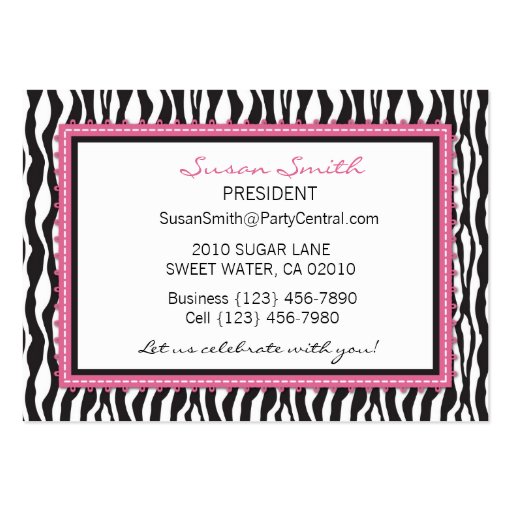 Boutique Chic Business Card FC (back side)