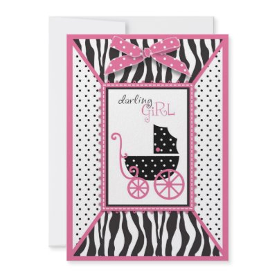 Boutique Chic Card 2 Invitation by LullabyeDreams