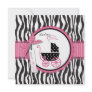 Boutique Chic Card Square Custom Invitation