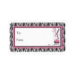 Boutique Chic Cupcake Gift Label M