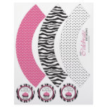 Boutique Chic Cupcake Wrappers Flyers