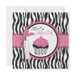 Boutique Chic Cupcakes Invitation Square 2