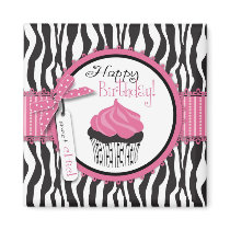 Boutique Chic Cupcakes Magnet B2