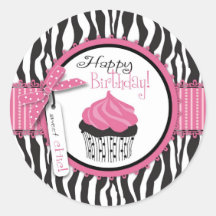 Boutique Chic Cupcakes Sticker 2