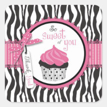 Boutique Chic Cupcakes TY Sticker S2