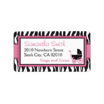 Boutique Chic Girl Address Label B