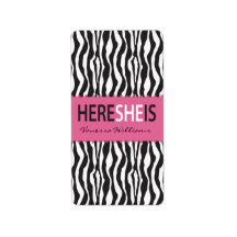 Boutique Chic Girl Mini Hershey Bar Label