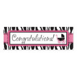 Boutique Chic Girl Skinny Gift Tag B Business Card Template